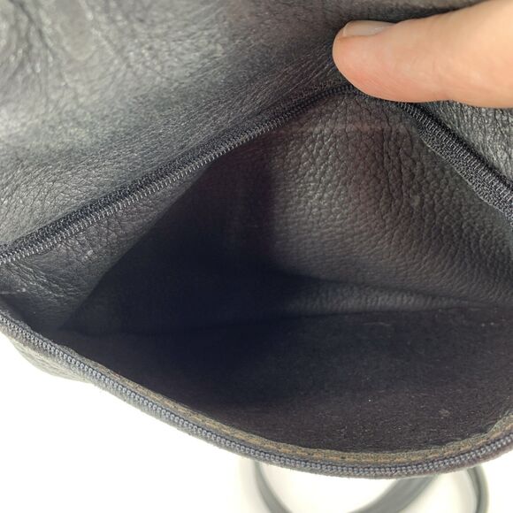 Vtg Raven Works Y2K 90’s Leather Crossbody Bag Mini Grunge Boho Whimsigoth Goth - Picture 8 of 8